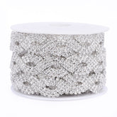 Sew-on Crystal Glass Raindrop Rhinestone Trim Chain Applique RA907 WholesaleRhinestone